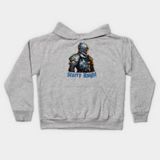 Starry Knight - Van Gogh's Knight in Starry Armor Kids Hoodie